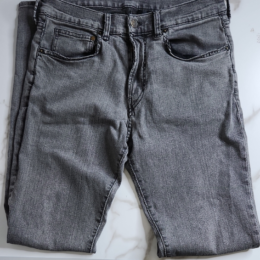 Men's Slim Fit Charcoal Jeans